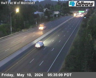 Timelapse image near SR-1 : West of Morrissey Blvd, Santa Cruz 0 minutes ago