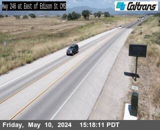 Timelapse image near SR-246 : East of Edison Rd, Santa Ynez 0 minutes ago