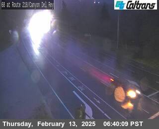 Traffic Camera Image from SR-68 at SR-68 : Canyon Del Rey Boulevard