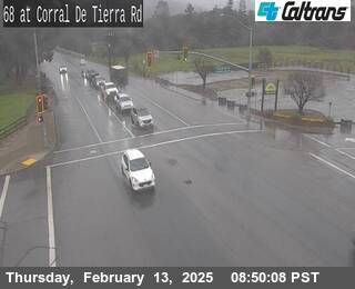 Traffic Camera Image from SR-68 at SR-68 : Corral de Tierra Road