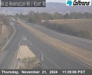 Traffic Camera Image from SR-68 at SR-68 : Reservation Road / River Road