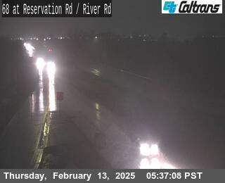 Traffic Camera Image from SR-68 at SR-68 : Reservation Road / River Road