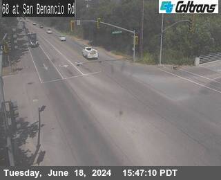 Traffic Camera Image from SR-68 at SR-68 : San Benancio Road