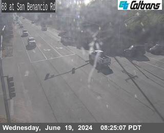 Traffic Camera Image from SR-68 at SR-68 : San Benancio Road
