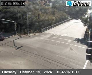 Traffic Camera Image from SR-68 at SR-68 : San Benancio Road