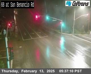 Traffic Camera Image from SR-68 at SR-68 : San Benancio Road