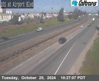 Traffic Camera Image from US-101 at US-101 : Airport Blvd