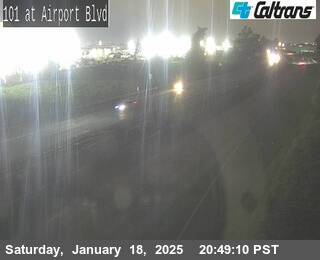 Traffic Camera Image from US-101 at US-101 : Airport Blvd