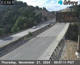 Traffic Camera Image from US-101 at US-101 : Anzar Rd