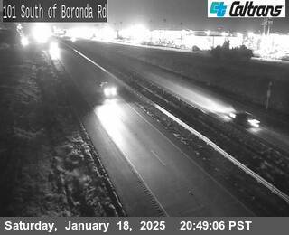 Traffic Camera Image from US-101 at US-101 : Boronda Road