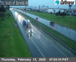 Traffic Camera Image from US-101 at US-101 : Boronda Road