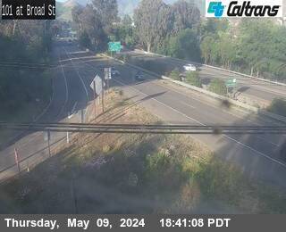 Timelapse image near US-101 : Broad Street, San Luis Obispo 0 minutes ago