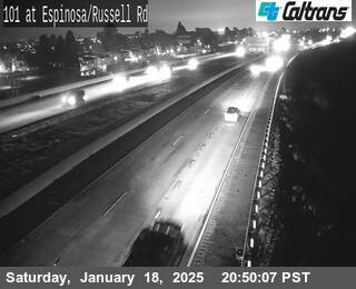 Traffic Camera Image from US-101 at US-101 : Espinosa Rd