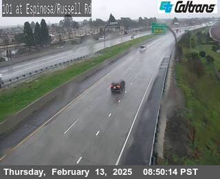 Traffic Camera Image from US-101 at US-101 : Espinosa Rd