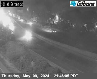 Timelapse image near US-101 : Garden Street, Santa Barbara 0 minutes ago