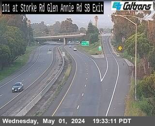 US-101 : Glen Annie Road SB Exit