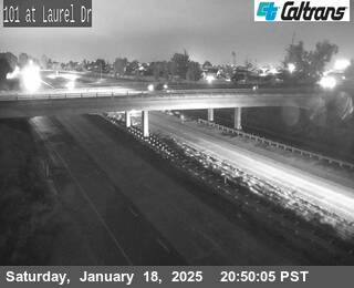 Traffic Camera Image from US-101 at US-101 : Laurel Drive