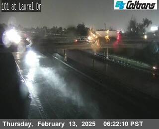 Traffic Camera Image from US-101 at US-101 : Laurel Drive