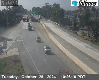 Traffic Camera Image from US-101 at US-101 : Market Street