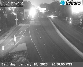 Traffic Camera Image from US-101 at US-101 : Market Street