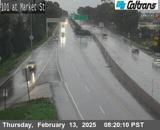 Traffic Camera Image from US-101 at US-101 : Market Street