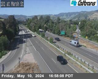 Timelapse image near US-101 : Marsh Street, San Luis Obispo 0 minutes ago