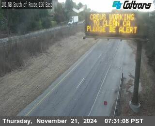 Traffic Camera Image from US-101 at US-101 : Rocks Rd