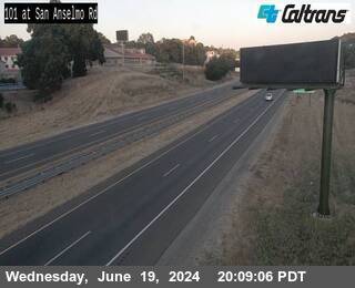 Timelapse image near US-101 : San Anselmo Road, Atascadero 0 minutes ago