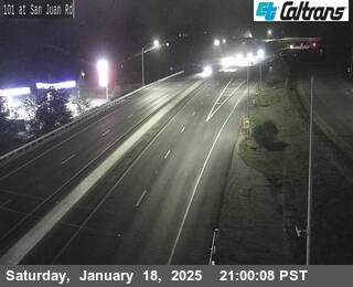 Traffic Camera Image from US-101 at US-101 : San Juan Road