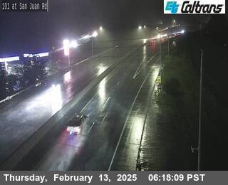 Traffic Camera Image from US-101 at US-101 : San Juan Road