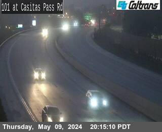 Timelapse image near US-101 : South of Casitas Pass Road, Carpinteria 0 minutes ago