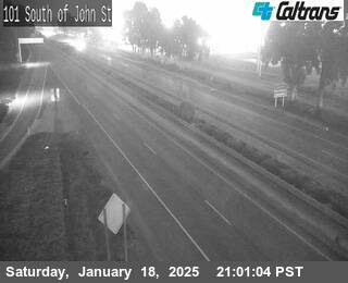 Traffic Camera Image from US-101 at US-101 : South of John Street