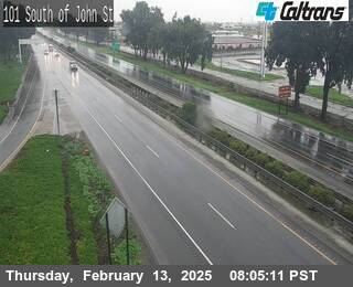 Traffic Camera Image from US-101 at US-101 : South of John Street