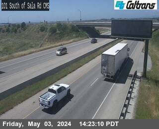 Traffic Camera Image from US-101 at US-101 : South of Sala Road
