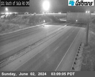 Traffic Camera Image from US-101 at US-101 : South of Sala Road