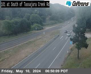 Timelapse image near US-101 : South of Tassajara Creek Road, Santa Margarita 0 minutes ago