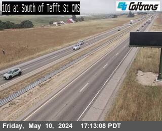 Timelapse image near US-101 : South of Tefft St , Nipomo 0 minutes ago