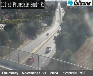 Traffic Camera Image from US-101 at US-101 : South Rd in Prunedale