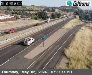 CalTrans Traffic Camera US-101 : SR-46 West Offramp  in Paso Robles