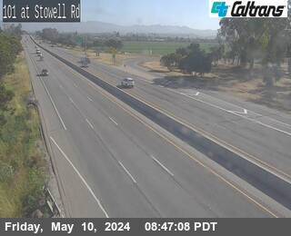 Timelapse image near US-101 : Stowell Rd, Santa Maria 0 minutes ago