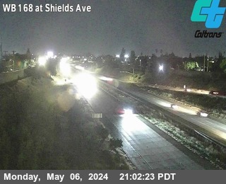 CalTrans Traffic Camera FRE-168-AT SHIELDS AVE in Fresno