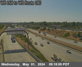 Timelapse image near FRE-180-WB 168 TO WB 180 RAMP, Fresno 0 minutes ago