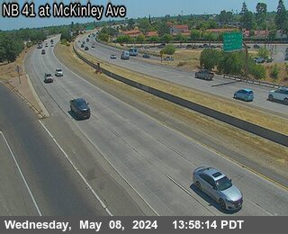 CalTrans Traffic Camera FRE-41-AT MCKINLEY AVE in Fresno