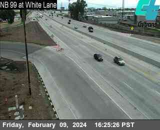 CalTrans Traffic Camera KER-99-AT WHITE LN in Bakersfield