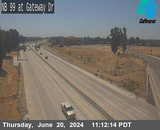 Timelapse image near MAD-99-AT GATEWAY DR, Madera 0 minutes ago