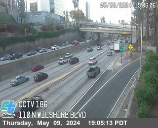Timelapse image near I-110 : (186) Wilshire Blvd, Financial District 0 minutes ago