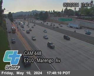 Timelapse image near I-210 : (448) Marengo, Pasadena 0 minutes ago