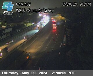 Timelapse image near I-210 : (457) Santa Anita Ave, Arcadia 0 minutes ago
