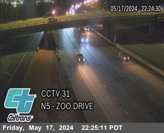 Timelapse image near I-5 : (31) Zoo Drive, Los Angeles 0 minutes ago