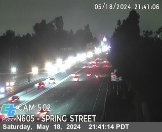 Timelapse image near I-605 : (502) Spring St, Long Beach 0 minutes ago